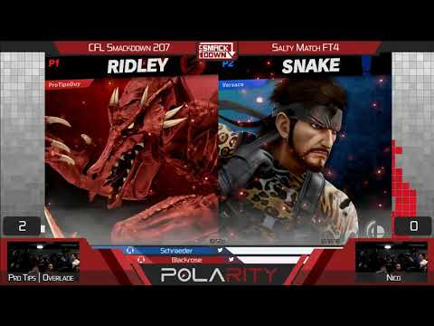 CFL Smackdown 207 Ultimate - Pro Tips | Overlade (Ridley) vs Nico (Snake) - $50 MM
