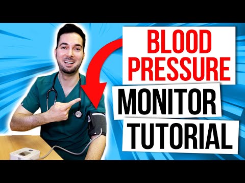 How to use a blood pressure monitor at home and cuff