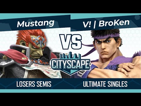 Cityscape 131: Mustang (Ganondorf) vs V! | BroKen (Ryu, Palutena) Losers Semis