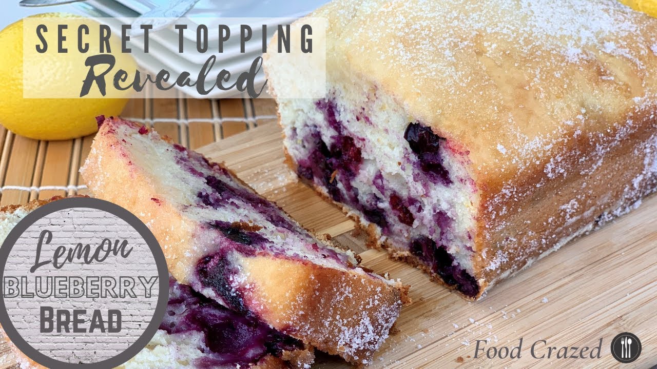 Lemon Blueberry Bread - Simple and Delicious Breakfast Loaf