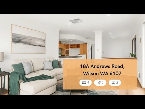 18A Andrews Road, Wilson, WA 6107, 4房, 2浴, House