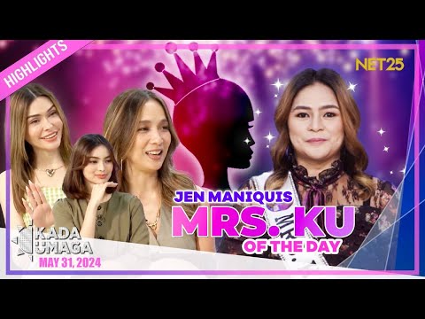MRS. KU OF THE DAY NA SI JEN MANIQUIS, MAY CUTE RELATIONSHIP STORY WITH HER HUSBAND