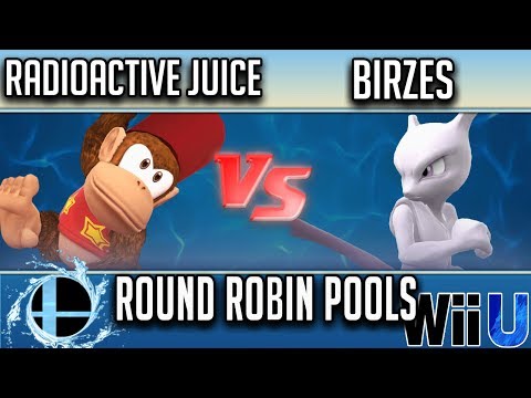 Smash'N'Splash 3  ROUND ROBIN POOLS - Radioactive Juice (Diddy Kong) vs Birzes (Mewtwo)