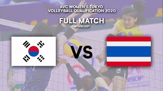 Download lagu KOR vs. THA - Full Match | AVC Women's Tokyo Volleyball Qualification 2020 mp3