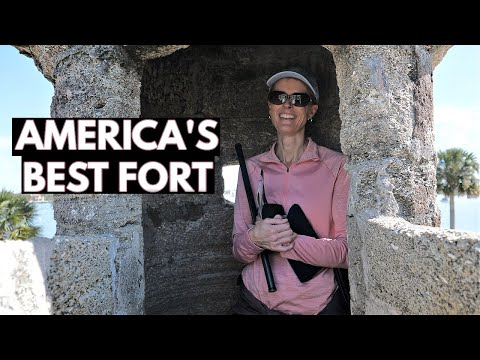 Exploring Castillo de San Marcos National Monument in Beautiful St. Augustine, Florida