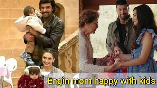 Engin Akyurek mother is so happy with tuba buyukustun comming in her home 2025