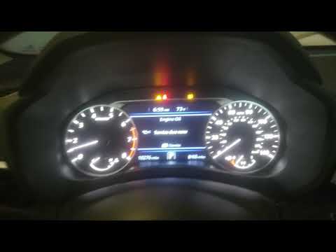 How to: Reset the Oil Life on a 2019 Nissan Altima S