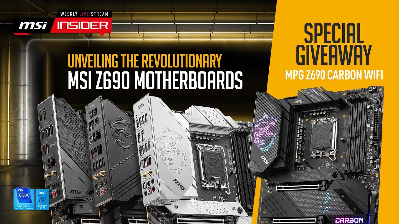 Unveiling the revolutionary MSI Z690 motherboards - YouTube
