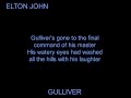 Elton John - Gulliver (Lyrics)