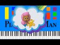 Bubble Guppies I Want A Pet Today Slow EASY Medium 4K Piano Tutorial