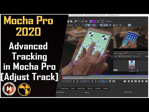 MOCHA 2020 - Advanced Tracking in Mocha Pro [Adjust Track] || Screen Replacement || Adjust Track