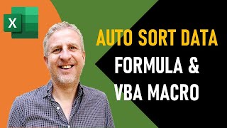 Excel Automatically Sort When Data Changes or Added | Auto Sort Excel Formula | Auto Sort Macro