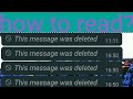 How To Read Deleted WhatsApp Messages 2020