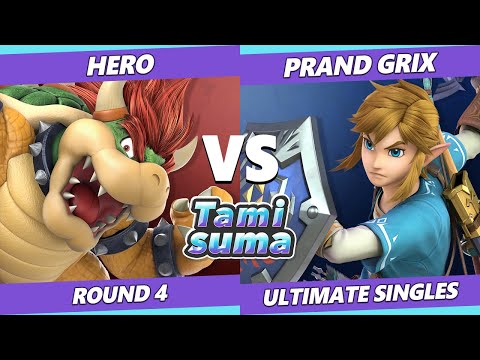 TAMISUMA 169 SSBU - Hero (Bowser) Vs. Prand Grix (Link) Smash Ultimate Round 4
