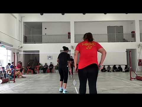 Badminton Final Woman's Double Open MBSJ - Syaza Roshidi / Hazwani Hazair Vs Adriana / Zarieni