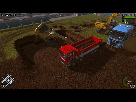 Bau Simulator 2015/16 Together #14 Baggern Baggern und noch mehr Baggern