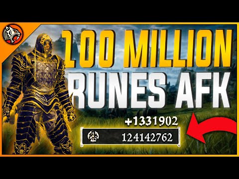 Elden Ring - NEW 100 Million Rune AFK Farm - HIGH Level | Unlimited AFK Rune Exploit |