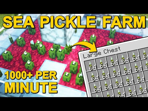 Triloms - SUPER Efficient & Automatic Sea Pickle Farm in Minecraft 1.20 (Tutorial)