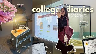 𐙚college diaries ep. 15 | birthday vlog, study with me, 1st RetDem, lectures, examsSs | Philippines