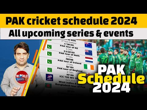 Pakistan’s all next cricket series’ schedule | Pakistan cricket schedule 2024