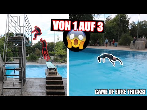 FAILS without end in the Game of Your Tricks!! // "Party Tricks" at the Swimming Pool