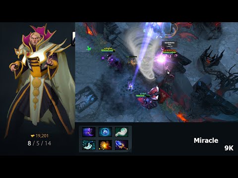 Miracle Invoker(Ranked) vs Xcalibur Tinker - GG WP