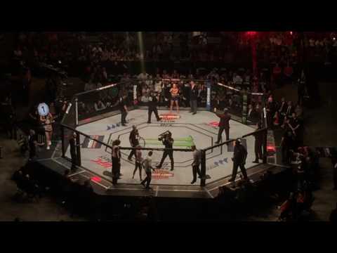 Bruce Buffer introduces Kailin Curran & Felice Herrig