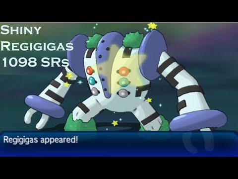 [Live] Shiny Regigigas after 1098 SRs in Pokemon Ultra Moon