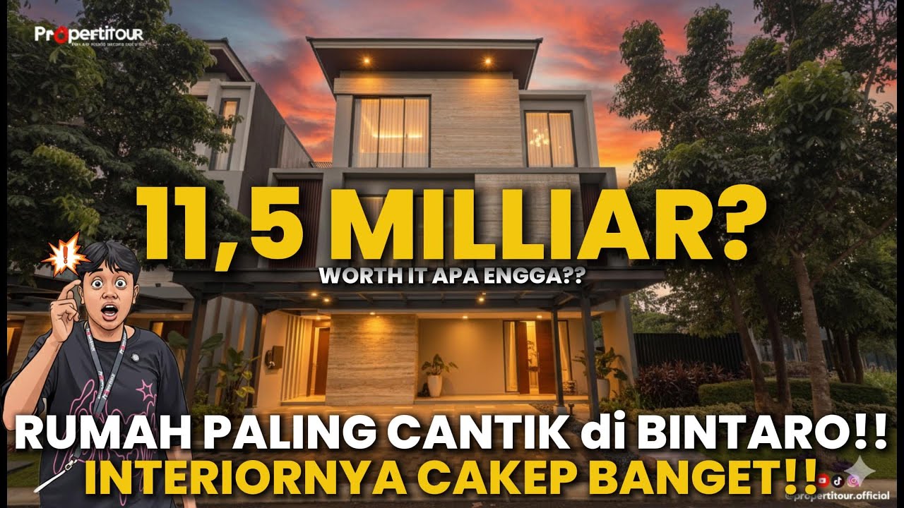 Modern House Bintaro Jaya, Tangerang Selatan. Dekat ke 3 Stasiun