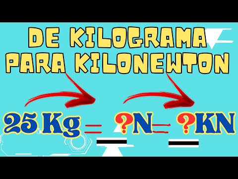 Vídeo: Newton para kg: como converter N em kgf na prática