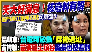 核廢料放金門?盧秀燕當主席等六壯士出馬