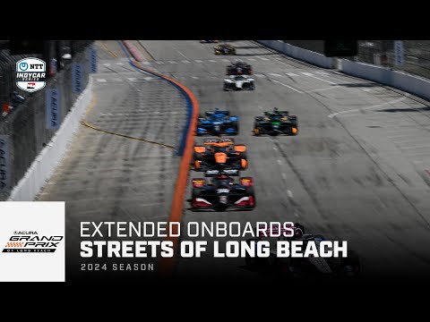 インディ2024 第3戦 ロングビーチ（市街地コース）決勝レースオンボード映像まとめ動画