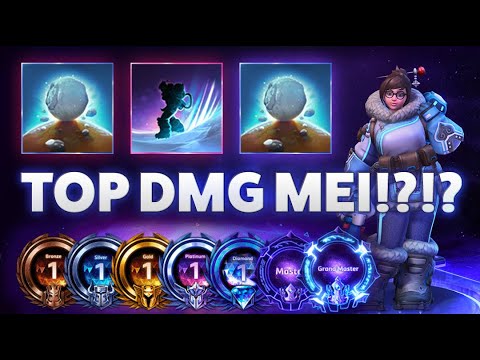 Mei Avalanche - TOP DAMAGE MEI!?!? - Bronze 2 Grandmaster S2 2022
