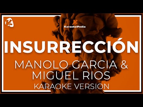 Insurreccion   Manolo Garcia & Miguel Rios letra ( INSTRUMENTAL KARAOKE )
