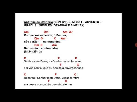 OS QUE VOS ESPERAM, Ó SENHOR (Ruzye) - CATÓLICA