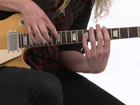 Joel Hoekstra - Rock of Ages intro tapping lick