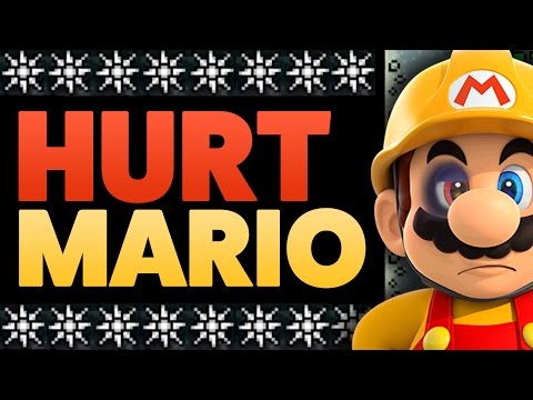 Super Mario Maker - HURT MARIO! - Level Showcase