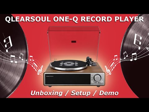 QlearSoul ONE-Q Vinyl Record Player | Unboxing / Setup / Demo