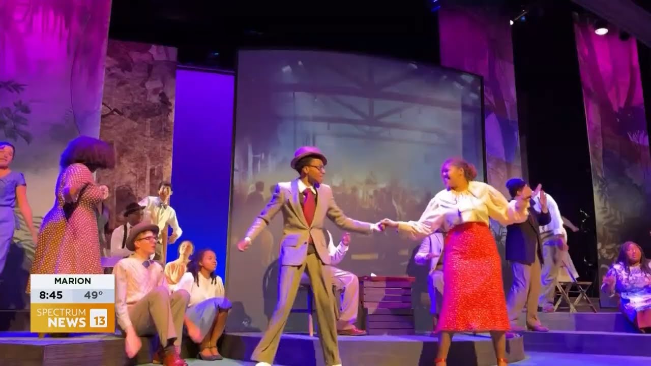 Students on Stage Performing