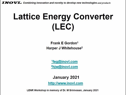 Frank Gordon | Lattice Energy Converter