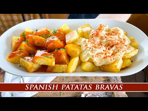 Spanish ¨Divorced¨ Patatas Bravas | Spanish Brave Potatoes Recipe