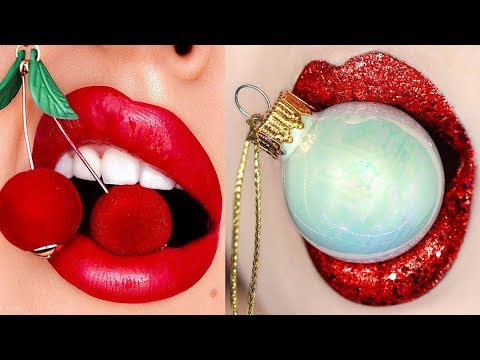 Lipstick Tutorial Compilation - Amazing Lip Art Design Ideas #5