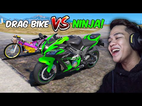 Ninja SUPERBIKE vs Drag BIKE sa GTA 5! (TOP SPEED)