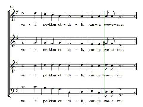 Porodila Maria Mati   Christmas Carol   FULL SCORE