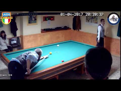 Cutillo vs Lucca 1 Cat - 3ª Prova Campionato Regionale - CSB Martino's Billiards (LT) 1/2Aprile2017
