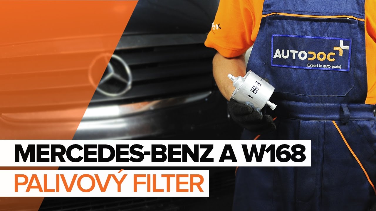 Ako vymeniť palivový filter na Mercedes W168 bensin – návod na výmenu