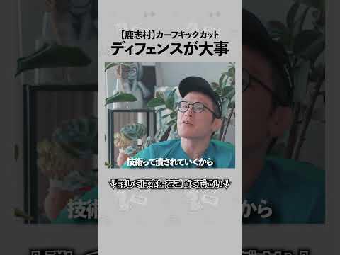 DEEP鹿志村仁之介さんカーフキックカットの青木真也徹底解説。①