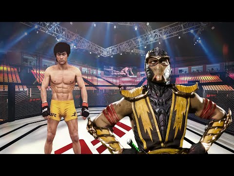 🐯UFC 4 |Bruce Lee vs. Scorpion - Tiger Fight🐯