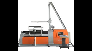 Sheet metal iron W12 cnc automatic 4 roller plate round rolling bending machine