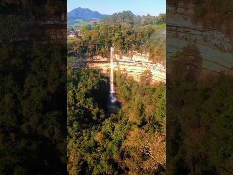 Ponte de vidro e CACHOEIRA Chapadão do Lageado